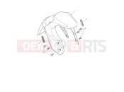 Triumph 2026 TIGER 900 Desert Front Mudguard