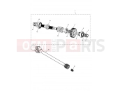 Triumph 2018 ROCKET III, CLASSIC & ROADSTER Transmission Damper & Drive Shaft