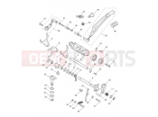 Triumph 2025 ROCKET 3 STORM GT Gear Selectors & Pedal