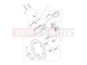 Triumph 2025 ROCKET 3 STORM GT Rear Caliper & Disc