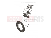 TRIUMPH THRUXTON 400 Rear Caliper & Disc