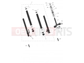 Triumph 2026 TRACKER 400 Front Forks