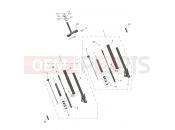 Triumph 2026 TIGER 900 Alpine Front Forks & Lower Yoke Assy