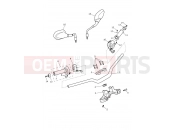Handlebars, Top Yoke & Mirrors - Triumph TRIDENT 660cc CB1390 > CN4039 2025