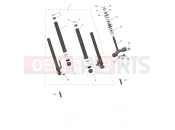 Triumph 2026 SCRAMBLER 400 XC Front Forks