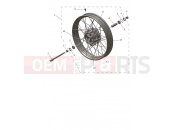 Triumph 2026 SCRAMBLER 400 XC Front Wheel