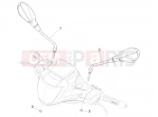 PIAGGIO Beverly 310 25° Anniversario (EU) Driving mirror/s