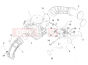 PIAGGIO Typhoon 50 4T E2 (CA, US) Carburettor, assembly - Union pipe