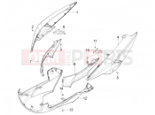 PIAGGIO Typhoon 50 4T E2 (CA, US) Side cover - Spoiler