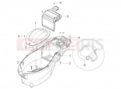 Helmet huosing - Undersaddle - Piaggio Typhoon 50 4T E2 (CA, US) 2024