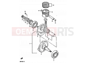 SUZUKI DR125S D (1983) 5 - CRANKSHAFT