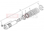 DUCATI 1991 Supersport 600 SS REAR SHOCK ABSORBER » SWING ARM