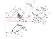 Front mudguard-Pillar - Motoguzzi V85 TT (EU) 2026