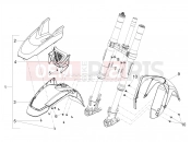 MOTOGUZZI V85 TT Strada (EU) Front mudguard-Pillar