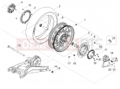 MOTOGUZZI V85 TT Strada (EU) Rear wheel