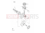 SUZUKI DR125S F (1985) 5 - CRANKSHAFT
