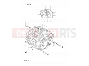 SUZUKI DR125S H (1987) 3 - CRANKCASE