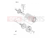 SUZUKI DR125S H (1987) 12 - CLUTCH
