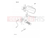 SUZUKI DR125S H (1987) 42 - RIGHT HANDLE SWITCH
