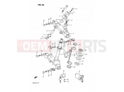 SUZUKI DR125S H (1987) 35 - STEERING STEM