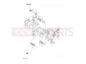 SUZUKI DR125S H (1987) 44 - FRONT CALIPERS