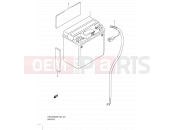 SUZUKI DR125SM L0 (2010) (E02) 21 - BATTERY