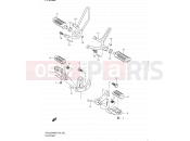 SUZUKI DR125SM L0 (2010) (E02) 32 - FOOTREST