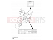 SUZUKI DR125SM L0 (2010) (E02) 43 - LABEL