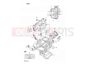 SUZUKI DR200 M (1991) 1 - CYLINDER HEAD