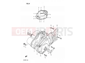 SUZUKI DR200 M (1991) 4 - CRANKCASE COVER