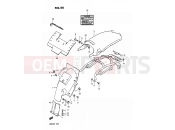 SUZUKI DR200 M (1991) 48 - REAR FENDER (E01,E02)