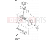 6 - CRANKSHAFT - Suzuki DR200SE L2 (2012) (E03,E28,E33)