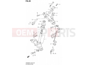 40 - STEERING STEM - Suzuki DR200SE L2 (2012) (E03,E28,E33)