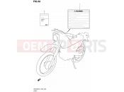 50 - LABEL (DR200SEL2 E24) - Suzuki DR200SE L2 (2012) (E06)