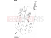 52 - FRONT DAMPER - Suzuki DR200SE L2 (2012) (E06)