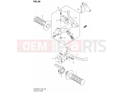 46 - HANDLE LEVER (DR200SEL2 E24) - Suzuki DR200SE L2 (2012) (E24)