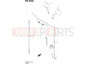 SUZUKI DR200SE L5 (2015) (E06) 462A - HANDLEBAR