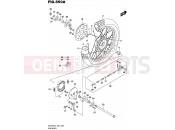 SUZUKI DR200SE L5 (2015) (E06) 550A - REAR WHEEL
