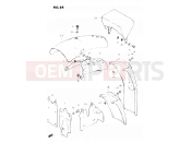 SUZUKI DR250S D (1983) 64 - REAR FENDER