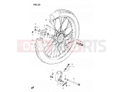 SUZUKI DR250S Z (1982) 55 - FRONT WHEEL