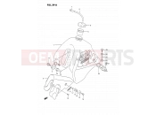SUZUKI DR350S L (1990) (E02) 29A - FUEL TANK (MODEL M E24)