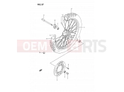 SUZUKI DR350S L (1990) (E02) 37 - FRONT WHEEL