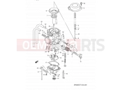 SUZUKI DR350S L (1990) (E03,E28,E33) 9 - CARBURETOR (MODEL L/M)