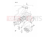 SUZUKI DR350S M (1991) (E02) 10 - AIR CLEANER