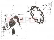 TRIUMPH TF250-C Front Caliper & Discs
