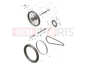 Rear Wheel - Triumph TF450-X 2025
