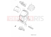 SUZUKI DR350S P (1993) (E03,E28,E33) 34 - HEADLAMP COVER