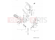 SUZUKI DR350S P (1993) (E03,E28,E33) 38 - LEFT HANDLE LEVER (MODEL L/M/N/P)