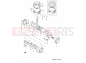 SUZUKI DR350SE S (1995) (E03,E28,E33) 5 - CRANKSHAFT