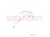 SUZUKI DR350SE S (1995) (E03,E28,E33) 35 - FRONT FENDER